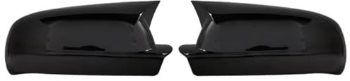 Auto Rückspiegel Kappe Für Golf 4 Für Bora Für A4 Für MK4 Für VW Für GTI R32 1999–2006 Seitenspiegelabdeckung Glänzend Schwarz Klavierlack Tuning Rückspiegelkappe(Bright black)