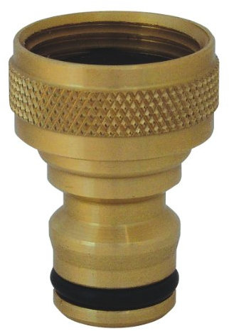 Ceka G7915 62 Threaded Female Hose Pipe 5/8 Brass, Outside Taps to Garden Adapter Attachments, Metal Hosepipe Connectors & Fittings, Outdoor Watering Systems, Gold