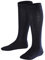 FALKE Unisex Kinder Kniestrümpfe Family, Baumwolle, 1 Paar, Blau (Dark Marine 6170), 35-38 (9-12 Jahre)