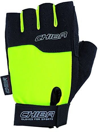 Chiba Erwachsene Handschuh Power, neongelb / schwarz, L, 40400