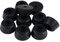 sourcing map 10pcs Rubber Feet Bumpers Furniture Table Amplifier Speaker Cabinet Leg Pads, D22x16xH11mm