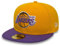 New Era NBA League Basic 59Fifty Los Angeles Lakers Snapback cap, Uomo, Yellow Purple, 7 (55.8 cm)