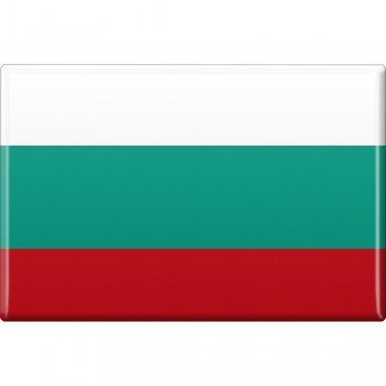 Magnet - Länderflagge - Bulgarien - Gr.ca. 8x5,5 cm - 38023 - Küchenmagnet