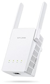 TP-LINK RE210 Wi-Fi Range Extender Dual Band AC750 up to 750Mbps (433Mbps to 5GHz and 300Mbps to 2.4GHz), 1 Gigabit Ethernet Port, Wall-Mounted Single Range Extender white
