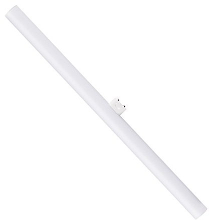 Bombilla led en tubo, 9 W equivalente a 60 W, 800 lm, blanco cálido, 2700 K, casquillo S14d, 50 cm