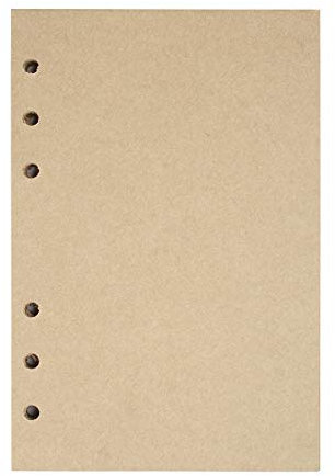 Kunstleder-Tagebuch, Notizbuch, nachfüllbar, Spiralbindung, klassisch, geprägt, Reise-Tagebuch, mit Blanko-Seiten und Retro-Anhängern, von Maleden Refills