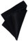 DonDon Herren Einstecktuch 21 x 21 cm formstabil und verstellbar für feierliche Anlässe schwarz