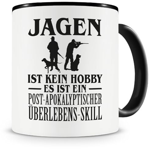 Samunshi® Jagen ist kein Hobby Jagd Jäger Tasse Kaffeetasse Teetasse Kaffeepott Kaffeebecher Becher