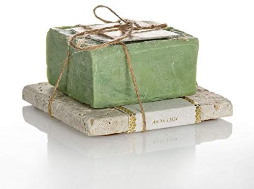 ottoman Hausart Olivenseife grün 200g mit Travertin - Set