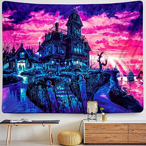 Tapisserie Wandteppich Wand Liefert Boho Wohnkultur Urban Outfitters Weihnachtsdekoration Wohnzimmer, Wohnheim Dekor Geschenk 70,8 X 90,5 Zoll （180 X 230 cm）