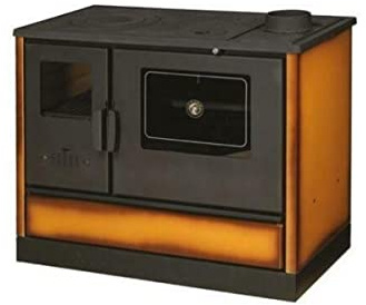 CUCINA A STUFA SOCIAL CON FORNO IN ACCIAIO E GHISA 7,90 KW