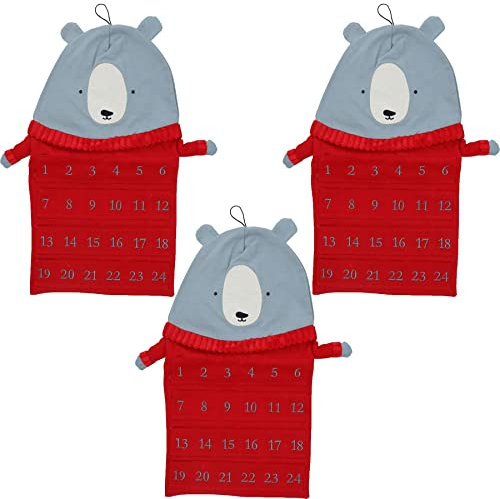AB TOOLS Hunde-Adventskalender, Schnüffelspielzeug, interaktives Countdown-Spielzeug, 3 Stück