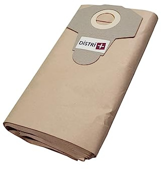 Sac aspirateur compatible : AQUAVAC : POWER VAC, BOXTER, EXCELL; DE LONGHI : COLOMBINA (Série), EB1100E, SX500, XCA110; FAKIR; PARKSIDE; CHROMEX; EINHELL; - La pochette de 10 sacs papier