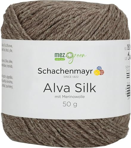 Schachenmayr Alva Silk, 50G holz Handstrickgarne