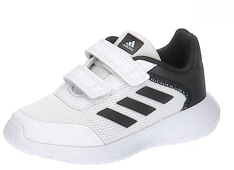 Adidas Unisex Baby Tensaur Run Shoes, Cloud White/core Black/core Black, 21 EU