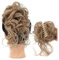 Parrucche 1 PZ Capelli Sintetici Ricci Ondulati Posticci Artiglio Clip in Piatto Capelli Artiglio Panino Chignon for Donne Disordinato Capelli Ricci Panino Scrunchies Estensione Chignon ( Color : SW20