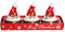 Christmas Xmas Candle 3 Stück Weihnachten Teelicht Kerzen für Zuhause Weihnachtskerzen Dekoration (Weihnachtshut Kerzen)