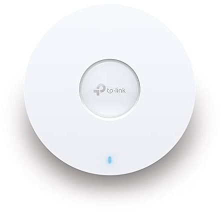 TP-Link AXE11000 Ceiling Mount Quad-Band Wi-Fi 6E Access Point, 10GE Wired Performance, PoE++ Support (802.3bt), Connectivity up to 2000 Clients, WPA3, Ideal for High-Density Environments(EAP690E HD)