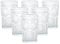 simpa Lucente Vintage Embossed Highball Drinking Glasses 380ml Set of 6