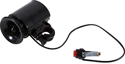Tbest fahrradhupe,Fahrradhupe,Ultralaute Elektrische Fahrradklingel,Schwarz,6 Laute Töne,Elektronische Hupe,Glockenring,Glockenalarm,Lautsprecher,Fahrradlenker-Zubehör