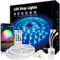 VKH Ruban LED 20m, Bande LED RGB Multicolore avec Télécommande et Application, 16 Millions de Couleurs, Décoration Lumineuse pour Chambre, Noël, Fête, Anniversaire et Mariage.(2 * 10m)