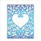 XMZZMX Metall-Stanzschablonen in Herzform für Kartenherstellung, Papierprägung, Vorlagen, Aufbewahrungstaschen, Zubehör, Fotorahmen, Album, DIY, Scrapbooking, Schablonen-Sets