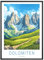 MJ-GRAPHICS® | Vintage Reise Poster Set - Dolomiten Alpen, Italien Berglandschaft - Fine Art Kunstdruck 300g - A2 Qualitätsdruck Travelposter im Retrostil mit intensiven Farben - ohne Rahmen