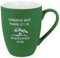 Spruchreif | Soft-Touch Tasse Grün Schwierige Wege führen oft zu... – Beidseitig gravierte Tasse mit motivierendem Spruch | Geschenk für Wanderfreunde, Abenteurer & Mutmacher | 350 ml