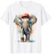 Elefant Snapback Cap Lustig Tier Aufdruck Design Print T-Shirt