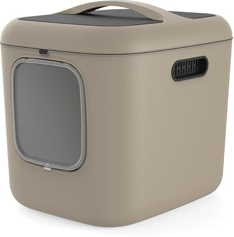 Rotho Biala XL Katzenklo beige aus Kunststoff