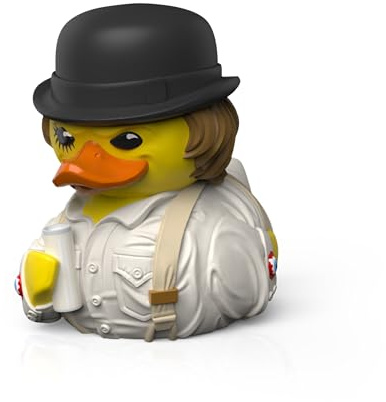 TUBBZ „A Clockwork Orange“ Alex DeLarge Gummiente Sammlerfigur in verpackt | Offizielles Merchandise zum Film A Clockwork Orange, Alex DeLarge ente Vinylfigur ideal als Geschenk für Männer und Dekor