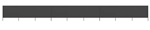 Myheimly Windschutzgewebe,Windschutz Sichtschutz Balkon,Sichtschutzzaun Anthrazit,1200 x 160 cm