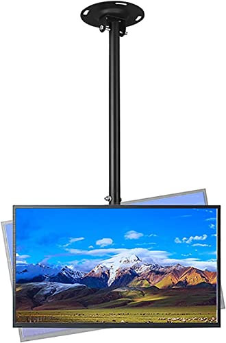 GPWDIEJB Supporto TV da soffitto Multifunzione, per la Maggior Parte dei televisori LCD da 42-70 Pollici, con Supporto TV Girevole e inclinabile, Supporto TV VESA Massimo 600x400 mm