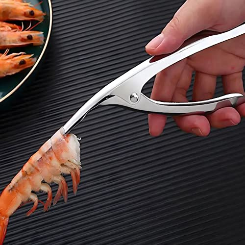 Pelador de camarones, gambas, camarones, removedor de cáscaras de langosta, dispositivo de cáscara de cocina, herramientas de mariscos