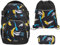 coocazoo MATE Schulranzen-Set 3tlg für Mädchen und Jungen ab der 4. Klasse mit Rucksack. Schlamperetui und Sportbeutel (Crazy Artnight)