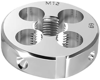 Rundgewindeschneidkluppen, Metrisches Linksgewinde-Rundgewindeschneideisen M2 bis M52, 1 Stück(M6 x 0.75 (Outside 20mm))