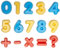 Learning Resources Sandförmchen Zahlen und Rechenzeichen