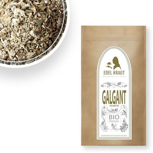 EDEL KRAUT Galgant - 500g BIO Galgantwurzel geschnitten - PREMIUM Galgantwurzel Tee