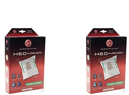 2 Paquets Sacs hoover originales pour modèle H60 Sensory, telios, Ariane, freemotion