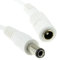 5,5 x 2,1 mm DC Strom Stecker Zum Buchse Videoüberwachung CCTV Verlängerung Kabel 0,5 m Weiß [0.5 Meter/0,5m]