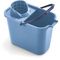 Mery 0111.31 Secchio Rettangolare da 12 Litri con scolapasta, Polipropilene, Blu, 23 x 37 x 29 cm scolapiatti, 23x37x29 cm