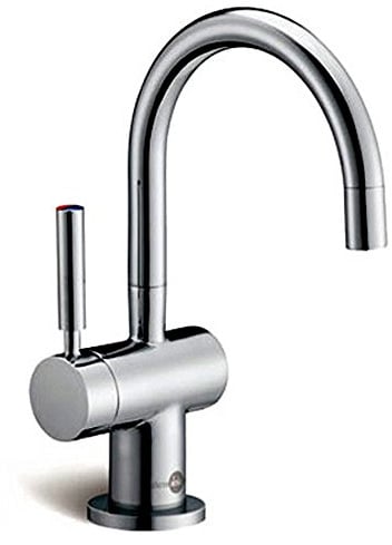 Insinkerator Brushed Steel Steaming Hot & Cold Kitchen Kettle Tap NO Tank