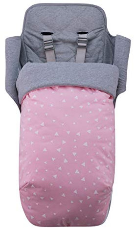 JYOKO KIDS Fußsack kompatibel mit Maclaren (PINK SPARKLES, BAUMWOLLE)