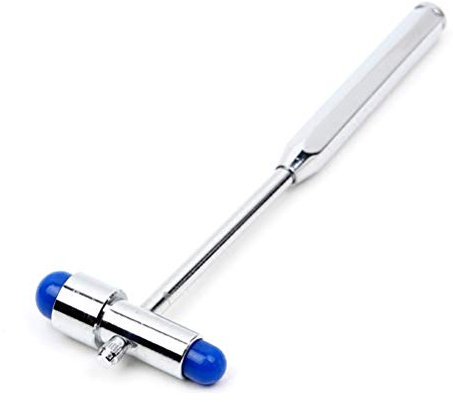 SUPVOX Martello medico neurologico per riflessi Hammer con ago e pennello per risposte cutanee e superficiali Blu