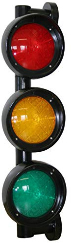 Verkehrsampel rot-gelb-grün LED 230 V