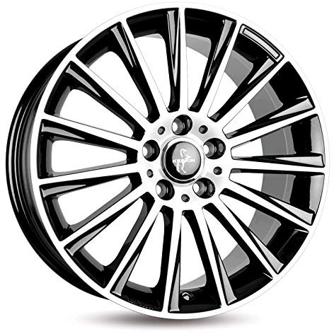 KT18-7JX17 5/108 ET48 72,6 BLACK FRONT POLISH