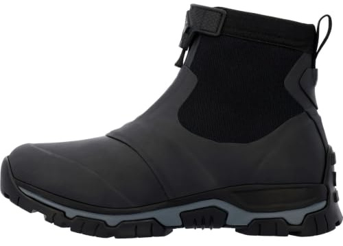 MUCK Men's Apex Mid Zip Ankle Boot, Black, Size 15(M)