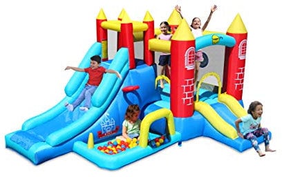 Happy Hop Neues 8 in 1 aufblasbares Spiel Happy Air - 9071R