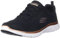 Skechers Damen Flex Appeal 4.0 Brilliant View Walking-Schuh, Black Mesh Rose Gold Trim, 37 EU