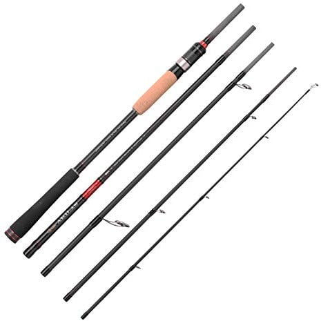 Gamakatsu 80H Deep Diver Minnow & Heavy Jig 2,40m 10-45g - Reiserute zum Zanderfischen, Zanderrute für Softbaits & Hardbaits, Kunstköderrute zum Spinnfischen, Rute für Angelreisen